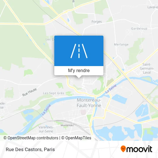 Rue Des Castors plan