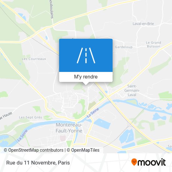 Rue du 11 Novembre plan