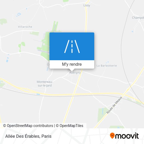 Allée Des Érables plan