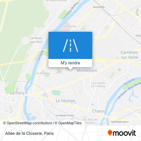 Allée de la Closerie plan
