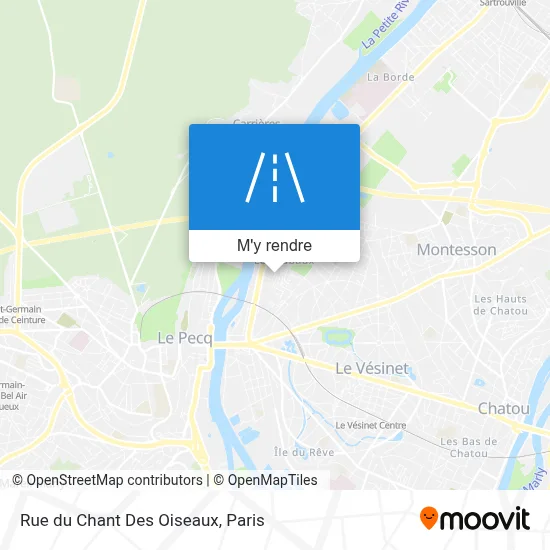 Rue du Chant Des Oiseaux plan