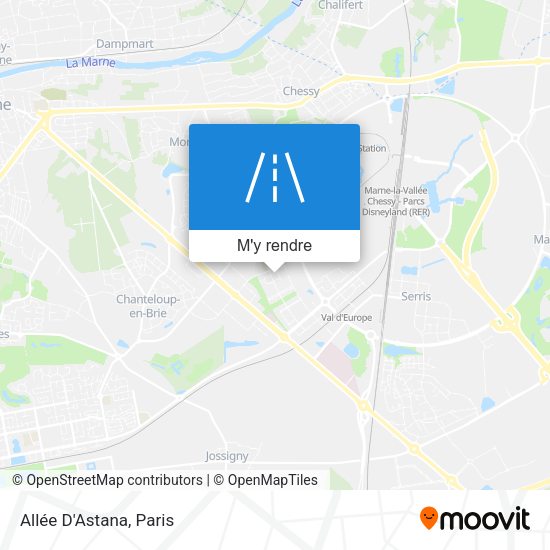 Allée D'Astana plan