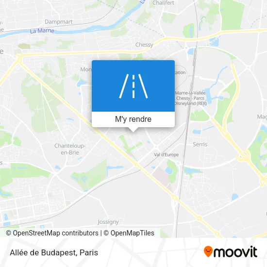 Allée de Budapest plan