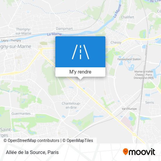 Allée de la Source plan