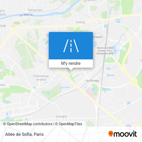 Allée de Sofia plan