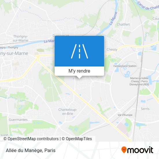 Allée du Manège plan
