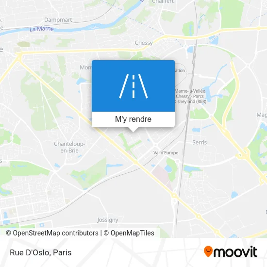 Rue D'Oslo plan