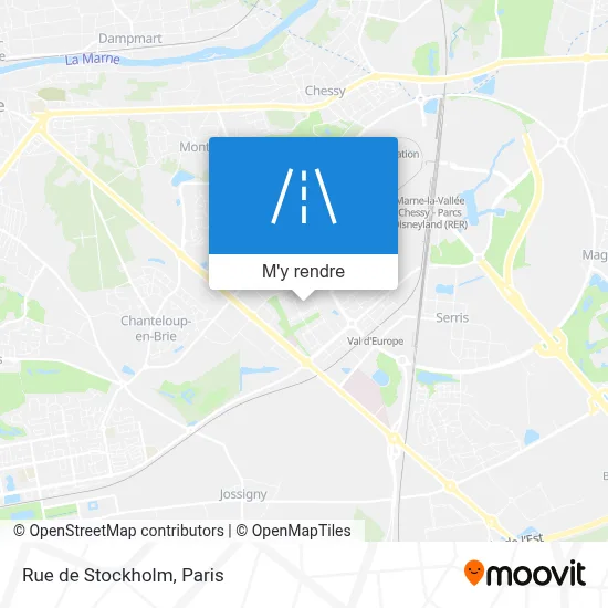 Rue de Stockholm plan