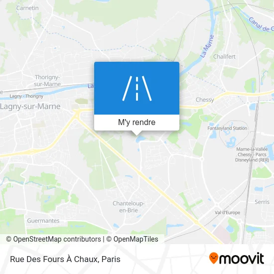 Rue Des Fours À Chaux plan