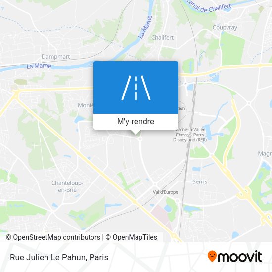 Rue Julien Le Pahun plan