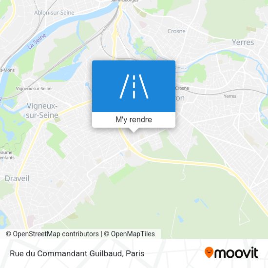 Rue du Commandant Guilbaud plan