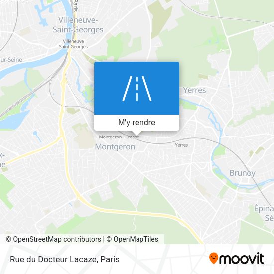 Rue du Docteur Lacaze plan