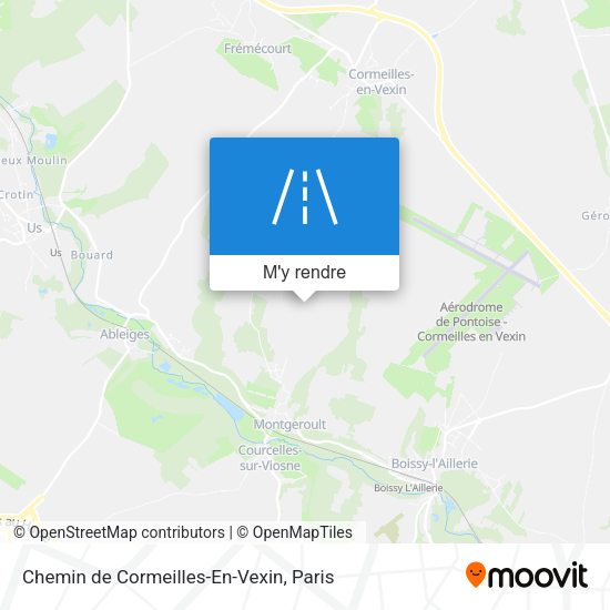 Chemin de Cormeilles-En-Vexin plan