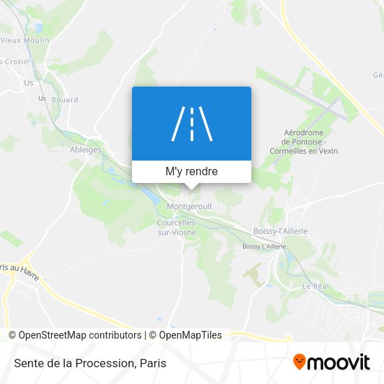 Sente de la Procession plan