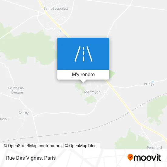 Rue Des Vignes plan