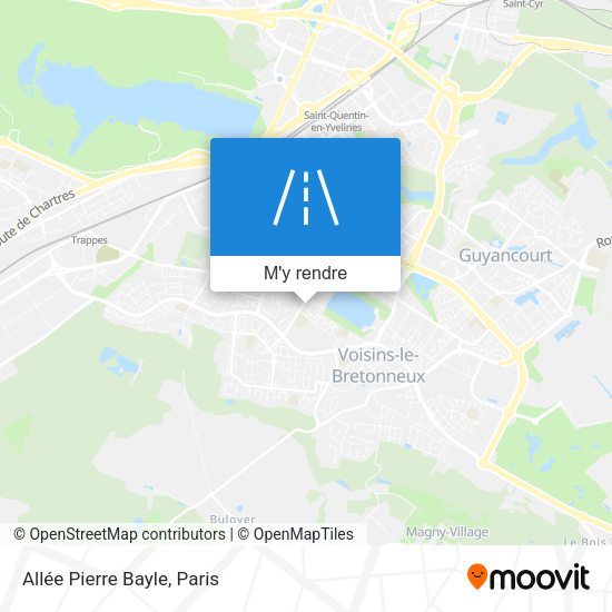 Allée Pierre Bayle plan