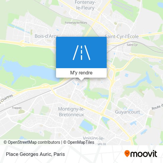 Place Georges Auric plan