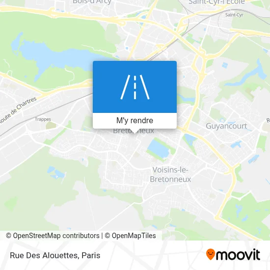 Rue Des Alouettes plan