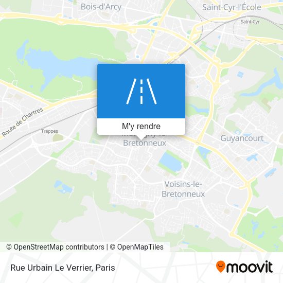 Rue Urbain Le Verrier plan
