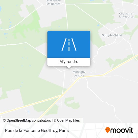 Rue de la Fontaine Geoffroy plan