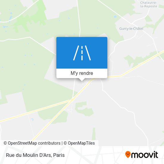 Rue du Moulin D'Ars plan