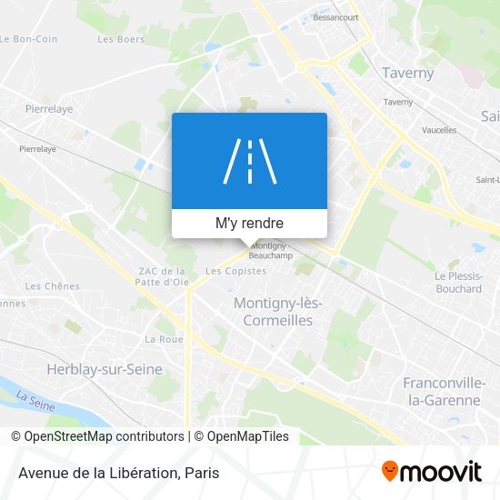 Avenue de la Libération plan