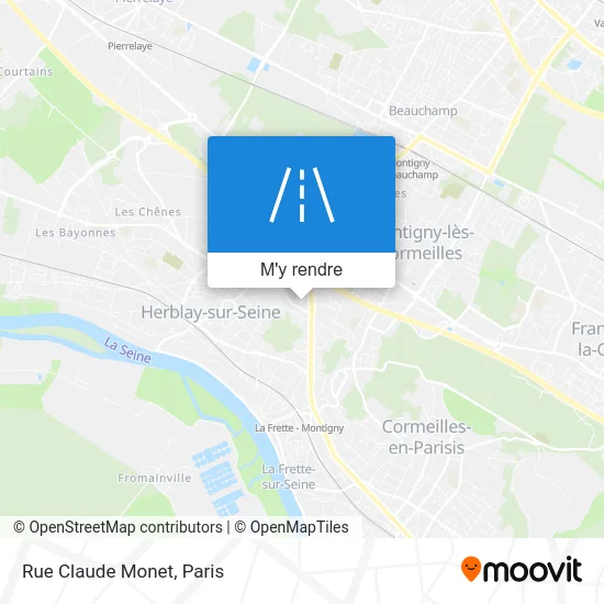 Rue Claude Monet plan