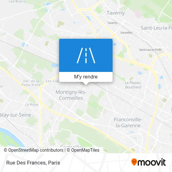 Rue Des Frances plan