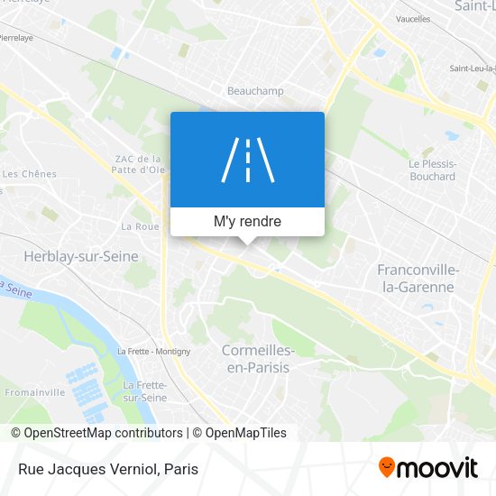 Rue Jacques Verniol plan
