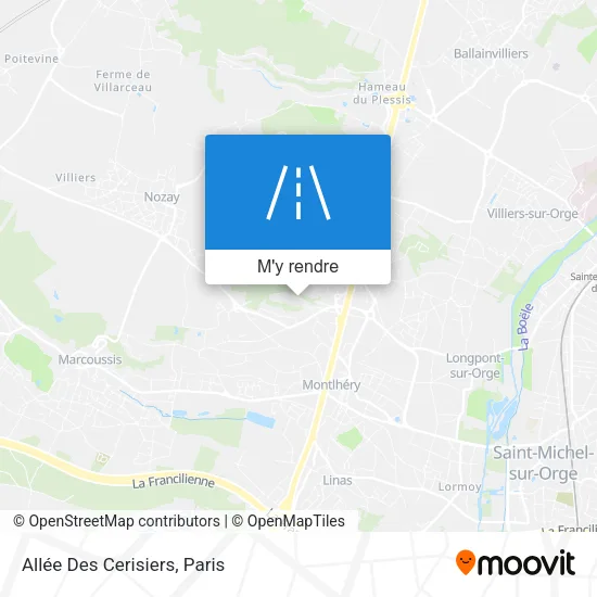 Allée Des Cerisiers plan