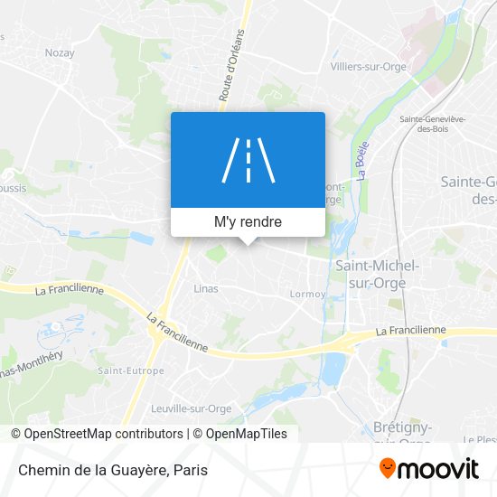 Chemin de la Guayère plan