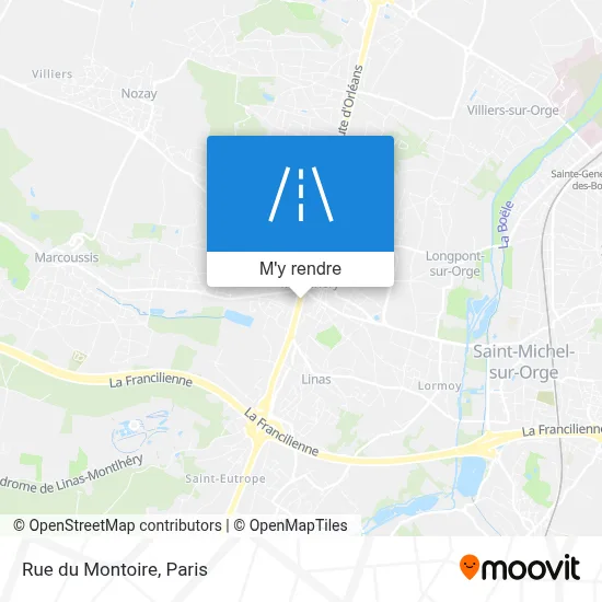 Rue du Montoire plan