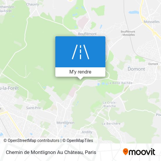 Chemin de Montlignon Au Château plan