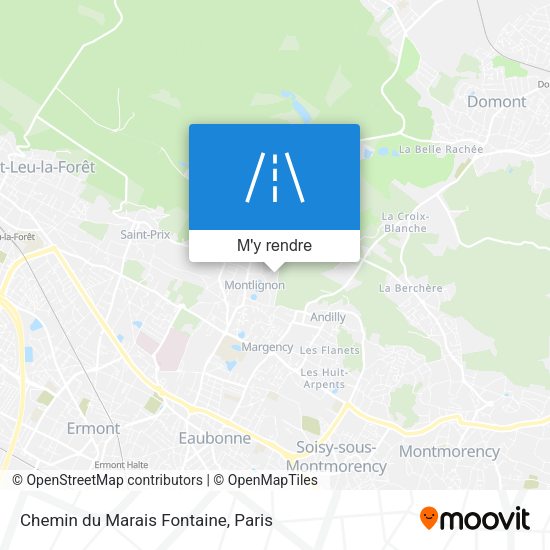 Chemin du Marais Fontaine plan