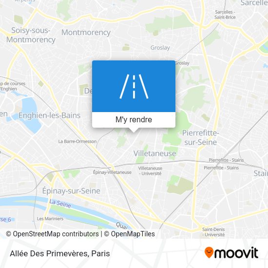 Allée Des Primevères plan