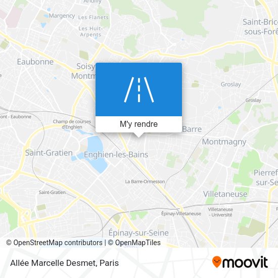 Allée Marcelle Desmet plan