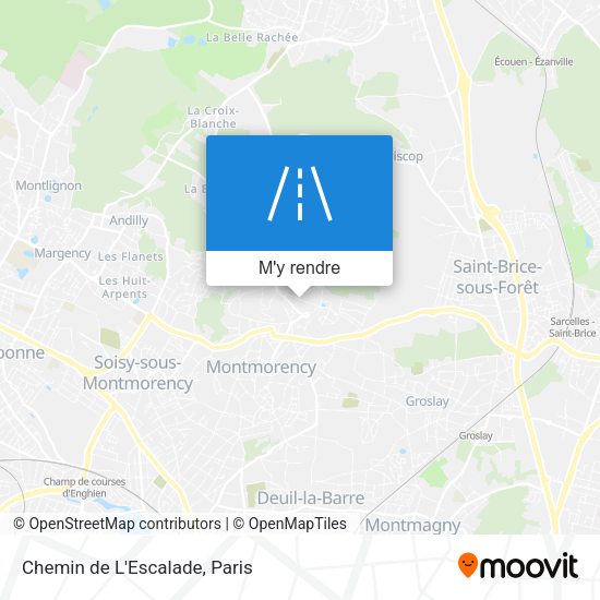 Chemin de L'Escalade plan