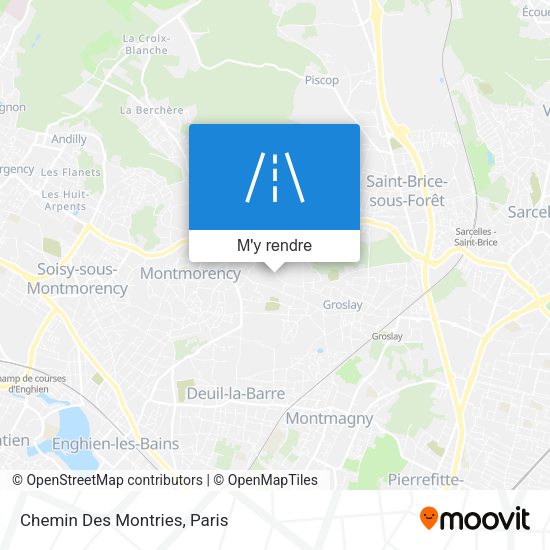 Chemin Des Montries plan