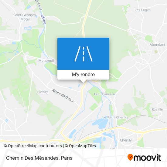 Chemin Des Mésandes plan