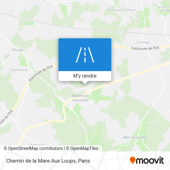 Chemin de la Mare Aux Loups plan