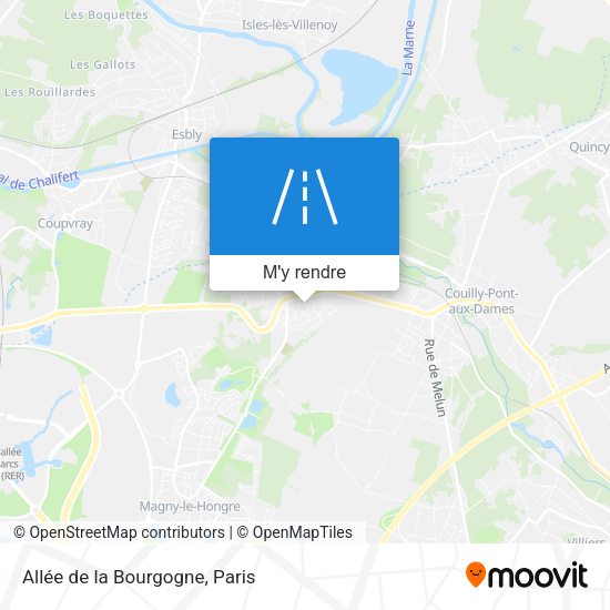 Allée de la Bourgogne plan