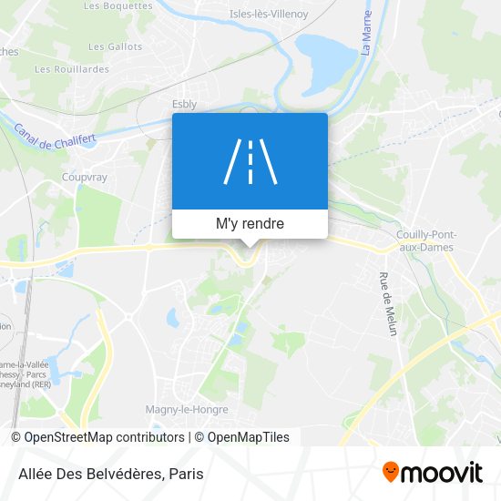 Allée Des Belvédères plan