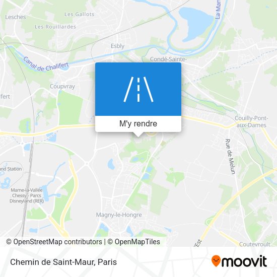 Chemin de Saint-Maur plan