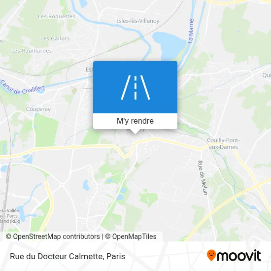 Rue du Docteur Calmette plan