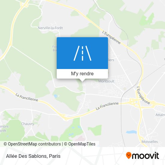 Allée Des Sablons plan