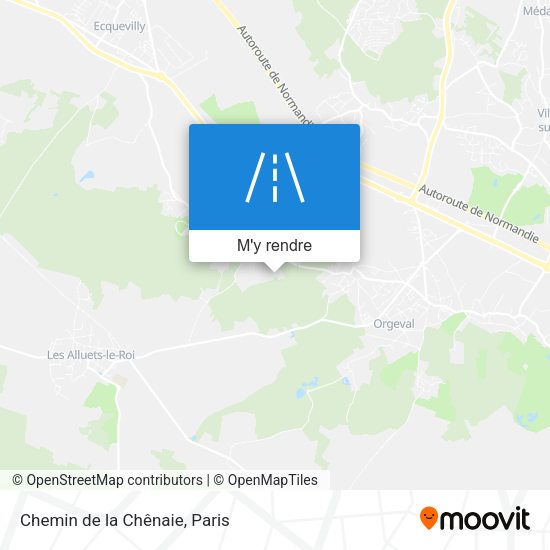 Chemin de la Chênaie plan