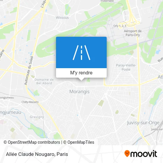 Allée Claude Nougaro plan