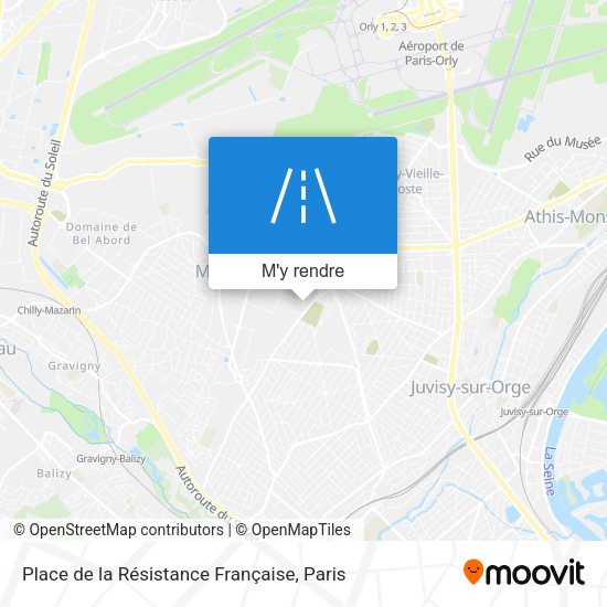 Place de la Résistance Française plan