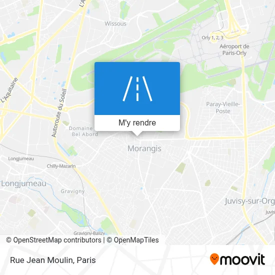 Rue Jean Moulin plan