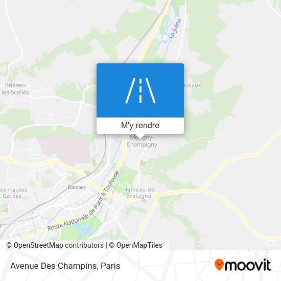 Avenue Des Champins plan